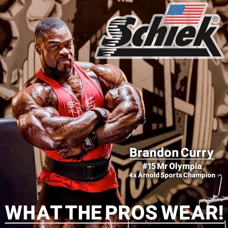 Schiek Sports Model 2004 Nylon 4 3/4" Weight Lifting Belt - Black - Image 2